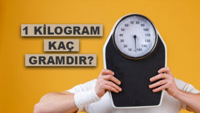 1 kilogram kaç gramdır?