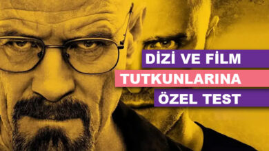 Dizi ve Film Tutkunlarına Özel Test